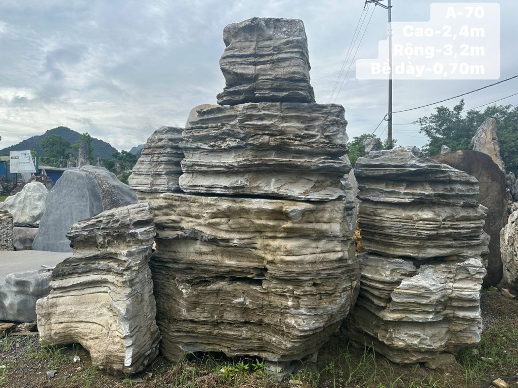Tiểu cảnh đá cổ thạch